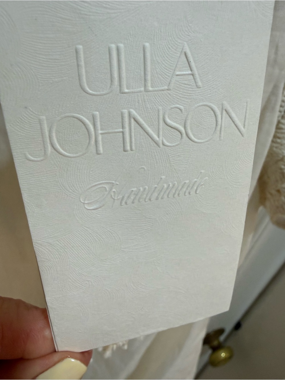 Ulla Johnson Ivory Crochet Trim Handmade Top - Picture 4 of 7